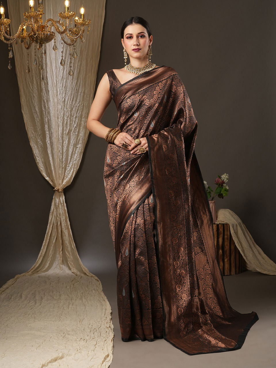 Fiza Vol 6 Woven Wholesale Party Wear Silk Saree Catalog

